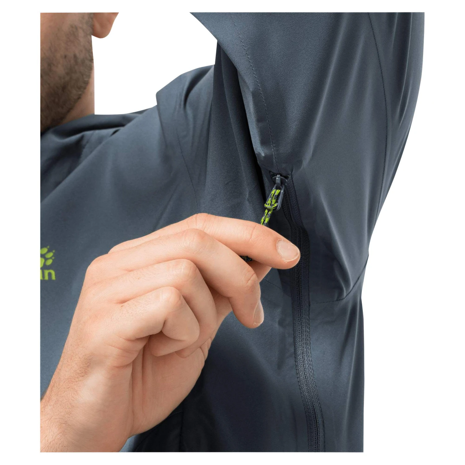 Jack Wolfskin HIGHEST PEAK 2.5L M Herren - Regenjacke 4 Jack Wolfskin HIGHEST PEAK 2.5L M Herren - Regenjacke – Bild 2