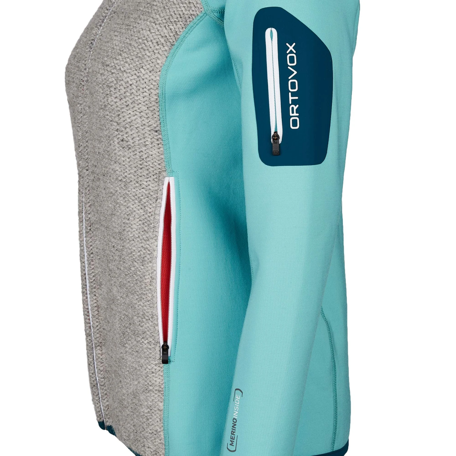 Ortovox FLEECE PLUS CLASSIC KNIT HDY W Damen - Fleecejacke – Bild 3