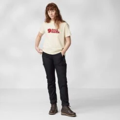 FJÄLLRÄVEN LOGO TEE W Damen - T-Shirt -Outdoor Bekleidung Geschäft 5638002214 e fjaellraeven logo tee w fjaellraeven 24